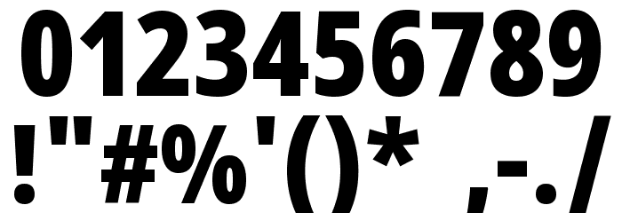 Noto Sans Sinhala ExtraCondensed Black Font OTHER CHARS
