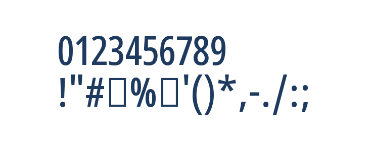Noto Sans Sinhala ExtraCondensed Medium Other Characters