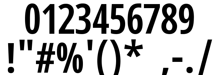Noto Sans Sinhala ExtraCondensed SemiBold Font OTHER CHARS