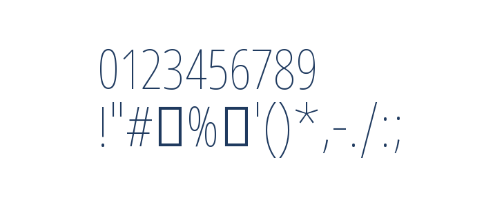 Noto Sans Sinhala ExtraCondensed Thin Other Characters