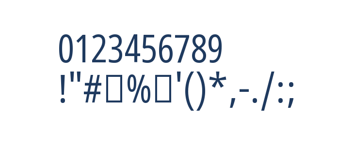 Noto Sans Sinhala ExtraCondensed Other Characters