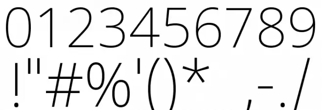 Noto Sans Sinhala ExtraLight Font OTHER CHARS