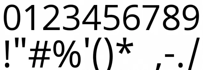 Noto Sans Sinhala Regular Font OTHER CHARS