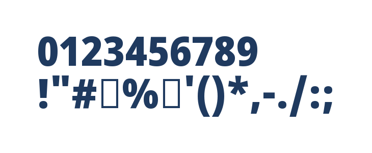 Noto Sans Sinhala SemiCondensed Black Other Characters