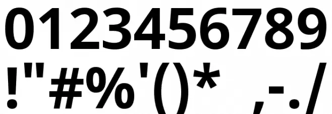 Noto Sans Sinhala UI Bold Font OTHER CHARS