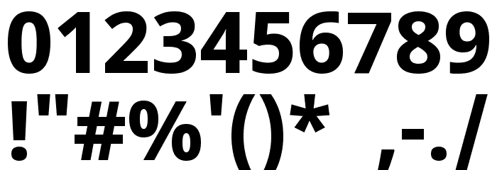 Noto Sans Sinhala UI ExtraBold Font OTHER CHARS