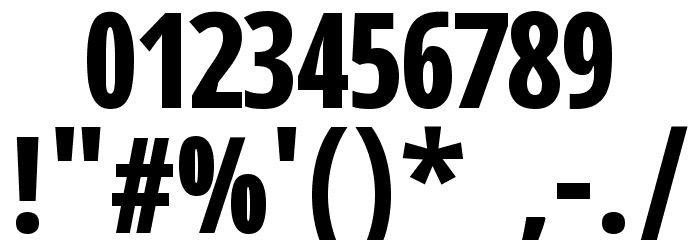 Noto Sans Sinhala UI ExtraCondensed Bold Font OTHER CHARS