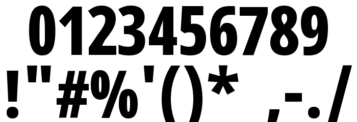 Noto Sans Sinhala UI ExtraCondensed ExtraBold Font OTHER CHARS