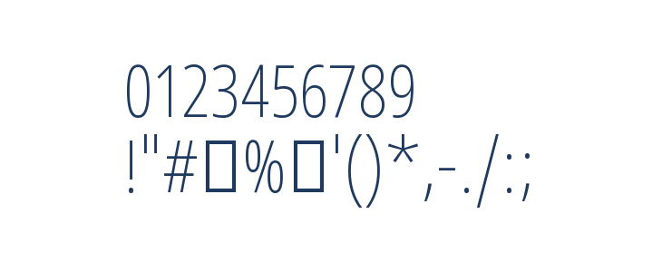 Noto Sans Sinhala UI ExtraCondensed ExtraLight Other Characters