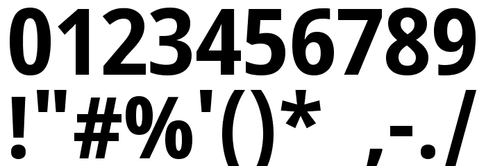 Noto Sans Sinhala UI SemiCondensed Bold Font OTHER CHARS