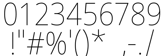 Noto Sans Sinhala UI SemiCondensed Thin Font OTHER CHARS