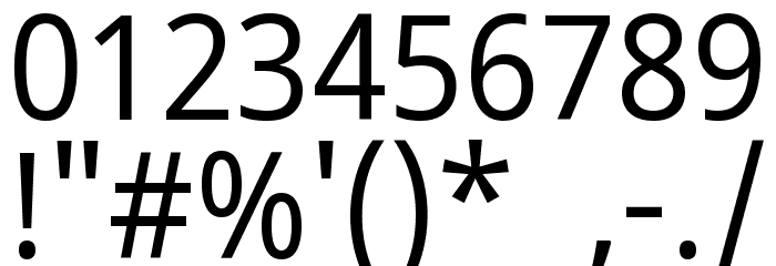 Noto Sans Sinhala UI SemiCondensed Font OTHER CHARS