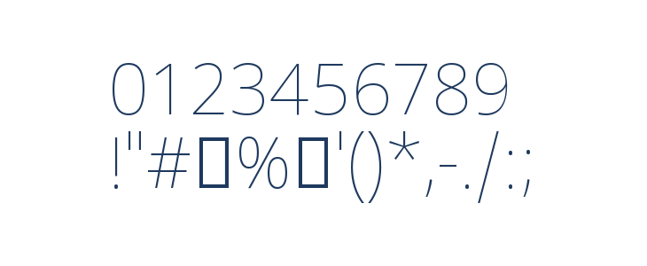 Noto Sans Sinhala UI Thin Other Characters