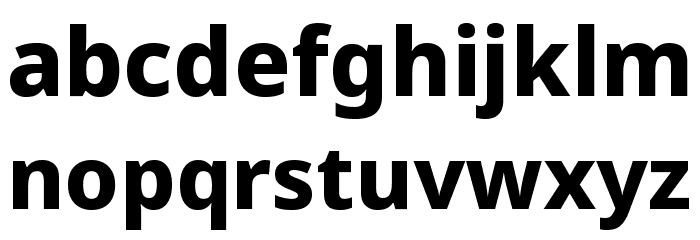 Noto Sans Symbols ExtraBold Font LOWERCASE