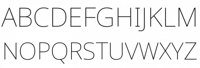 Noto Sans Symbols Thin フォント 大文字