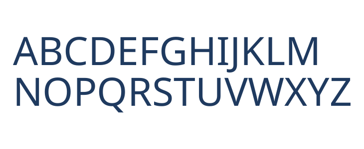Noto Sans Syriac Eastern Regular Uppercase
