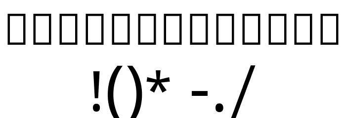 Noto Sans Syriac Western Font OTHER CHARS