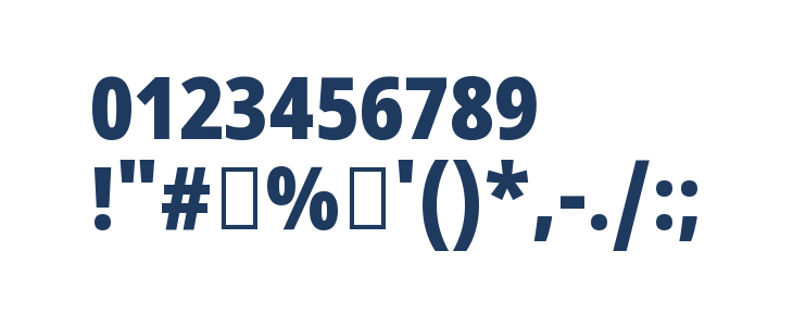 Noto Sans Tamil Condensed Black Other Characters