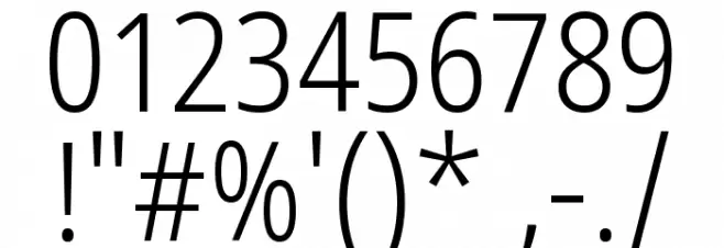 Noto Sans Tamil Condensed Light Font OTHER CHARS