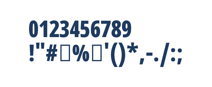 Noto Sans Tamil ExtraCondensed ExtraBold Other Characters