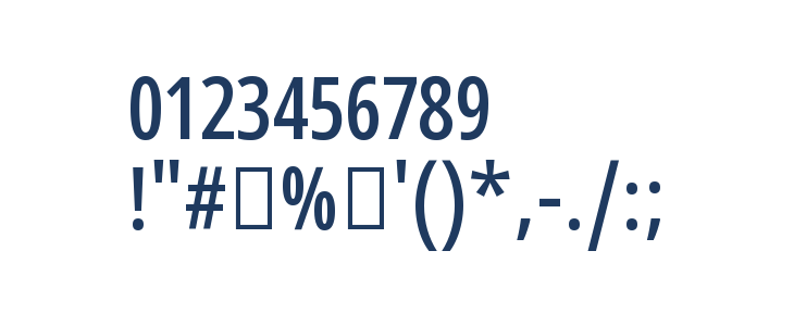 Noto Sans Tamil ExtraCondensed Medium Other Characters