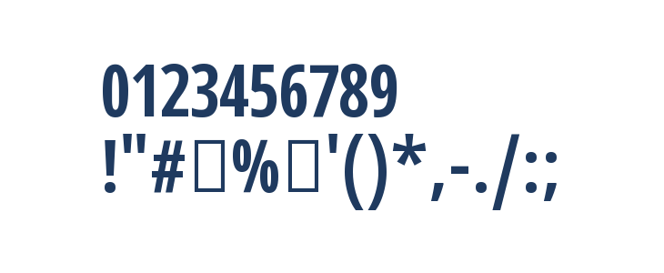 Noto Sans Tamil ExtraCondensed SemiBold Other Characters