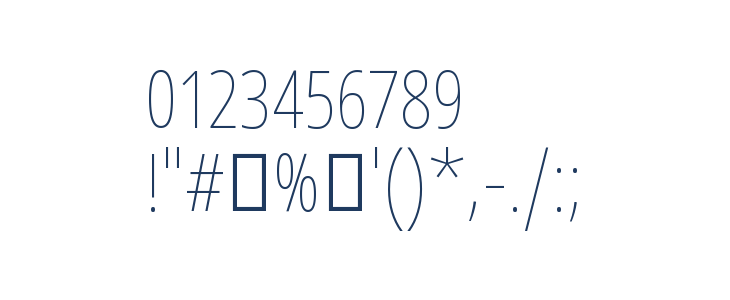 Noto Sans Tamil ExtraCondensed Thin Other Characters