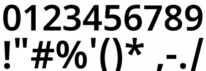 Noto Sans Tamil SemiBold Font OTHER CHARS