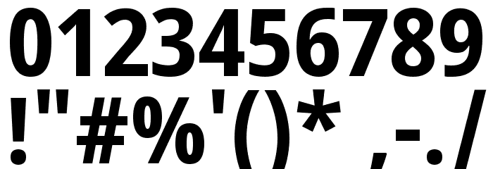 Noto Sans Tamil SemiCondensed Bold Font OTHER CHARS