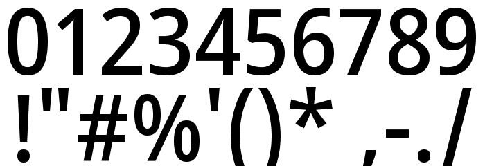 Noto Sans Tamil SemiCondensed Medium Font OTHER CHARS