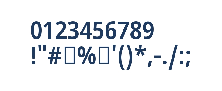 Noto Sans Tamil SemiCondensed SemiBold Other Characters