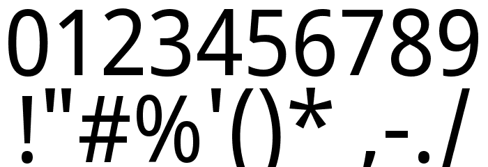 Noto Sans Tamil SemiCondensed Font OTHER CHARS