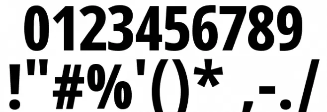 Noto Sans Tamil UI Condensed Bold Font OTHER CHARS