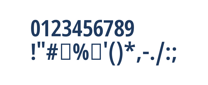 Noto Sans Tamil UI Condensed SemiBold Other Characters