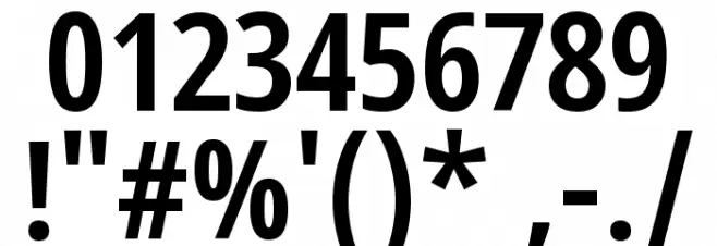 Noto Sans Tamil UI Condensed SemiBold Font OTHER CHARS