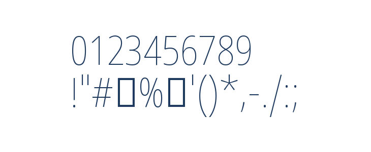 Noto Sans Tamil UI Condensed Thin Other Characters