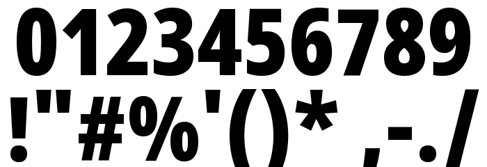 Noto Sans Tamil UI ExtraCondensed Black Font OTHER CHARS