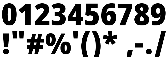 Noto Sans Tamil UI SemiCondensed Black Font OTHER CHARS