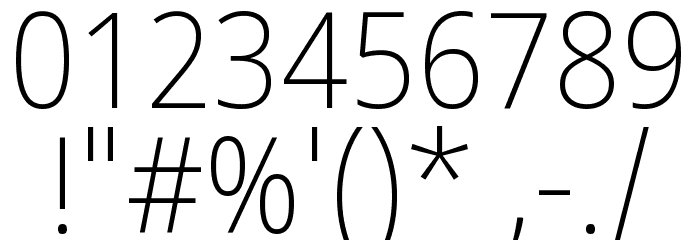 Noto Sans Tamil UI SemiCondensed ExtraLight Font OTHER CHARS