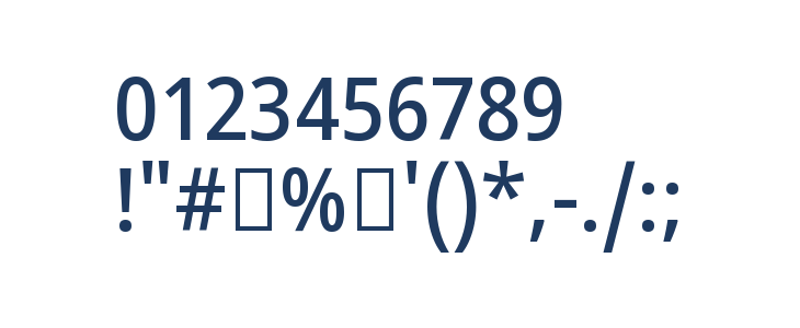 Noto Sans Tamil UI SemiCondensed Medium Other Characters