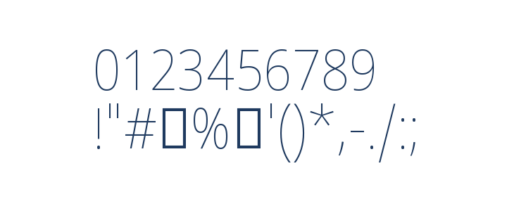 Noto Sans Tamil UI SemiCondensed Thin Other Characters