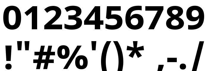 Noto Sans Telugu Bold Font OTHER CHARS