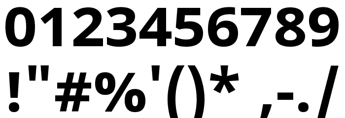 Noto Sans Telugu UI Bold Font OTHER CHARS
