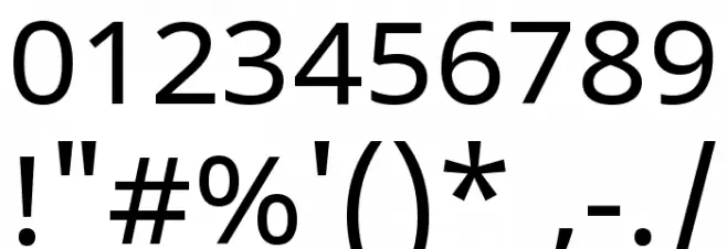 Noto Sans Telugu Font OTHER CHARS