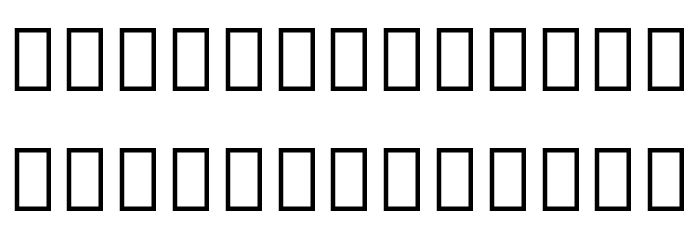 Noto Sans Thai Condensed ExtraLight Font LOWERCASE
