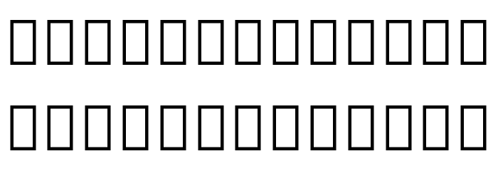 Noto Sans Thai ExtraCondensed ExtraLight Font LOWERCASE