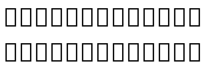 Noto Sans Thai ExtraCondensed Medium Font LOWERCASE