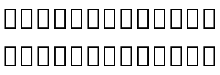 Noto Sans Thai ExtraCondensed SemiBold Font LOWERCASE