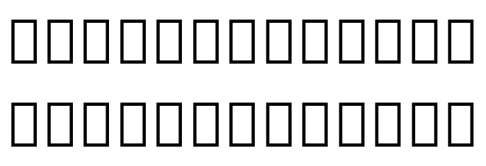 Noto Sans Thai UI ExtraCondensed Bold Font LOWERCASE
