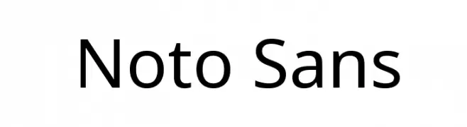 Noto Sans  Frei Schriftart Herunterladen